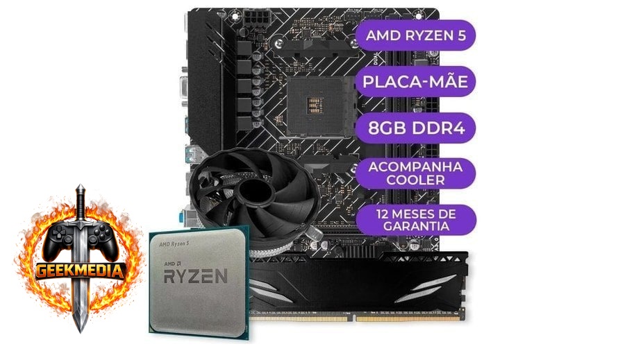 Kit Upgrade Gamer AMD Ryzen 5 5600GT  8GB DDR4