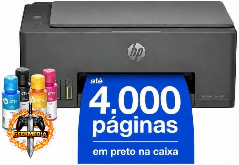 Impressora Multifuncional HP Smart Tank 589 Wi-Fi