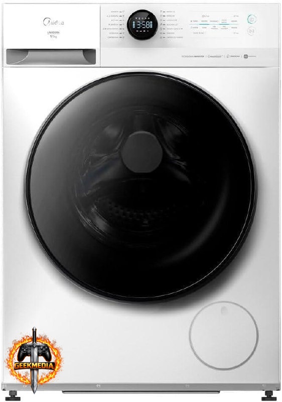Máquina de Lavar Midea 11kg Slim Healthguard Wi-Fi