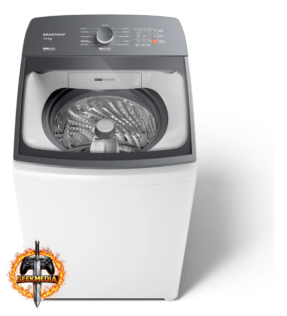 Máquina de Lavar Brastemp 14kg Smart Sensor