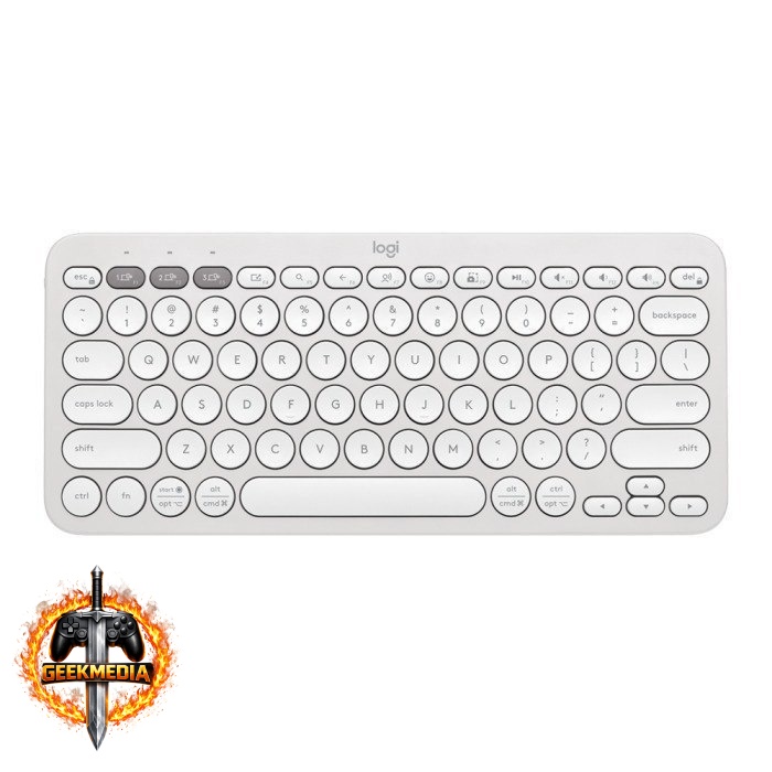 Teclado sem fio Logitech Pebble Keys 2 K380s