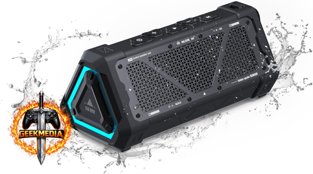 MLOVE P3 - Speaker Bluetooth 5.3 IPX7 40W Bass Preto