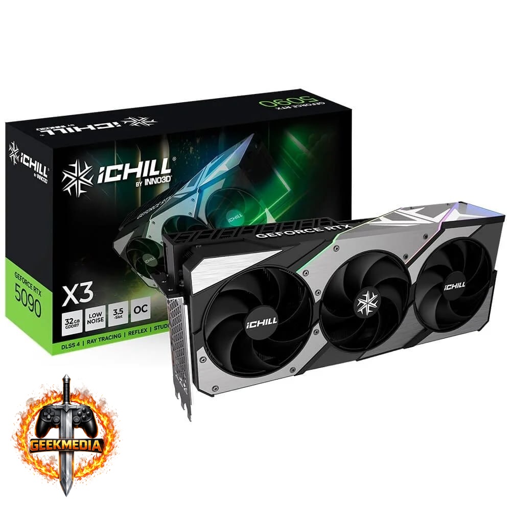Placa de Video RTX5090 iChill X3 Inno3D NVIDIA Geforce