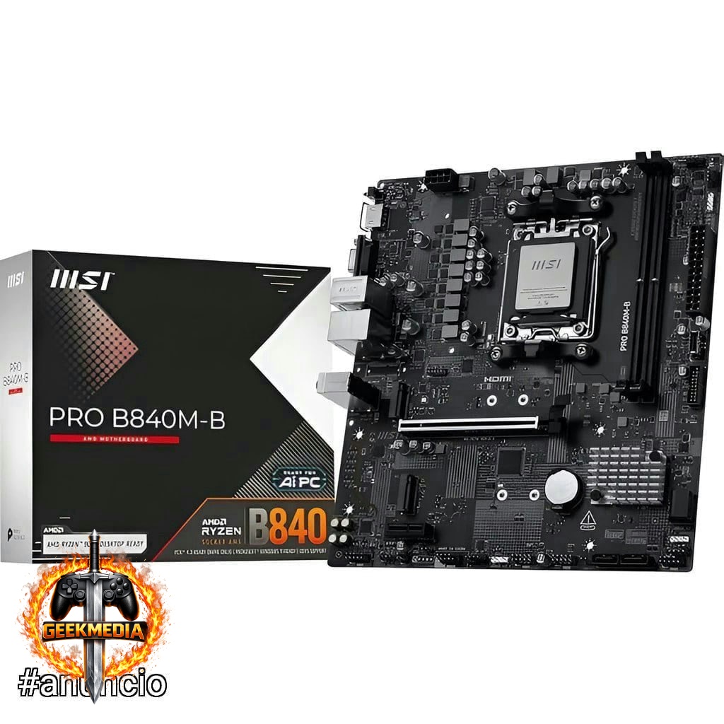 Placa-Mãe MSI PRO B840M-B AM5