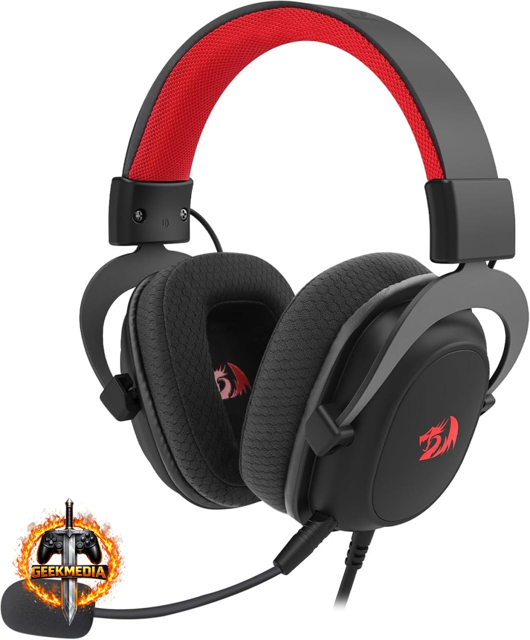 Headset Gamer Redragon Zeus Lite - P3 - Áudio Imersivo - Preto