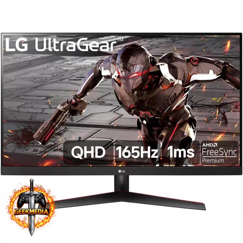 Monitor Gamer LG 32" QHD 1ms 165Hz -32GN600