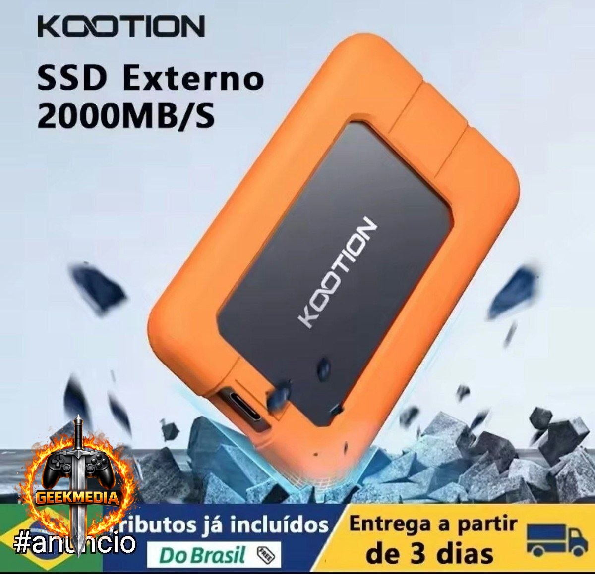 SSD Externo Portátil Kootion X1 MAX