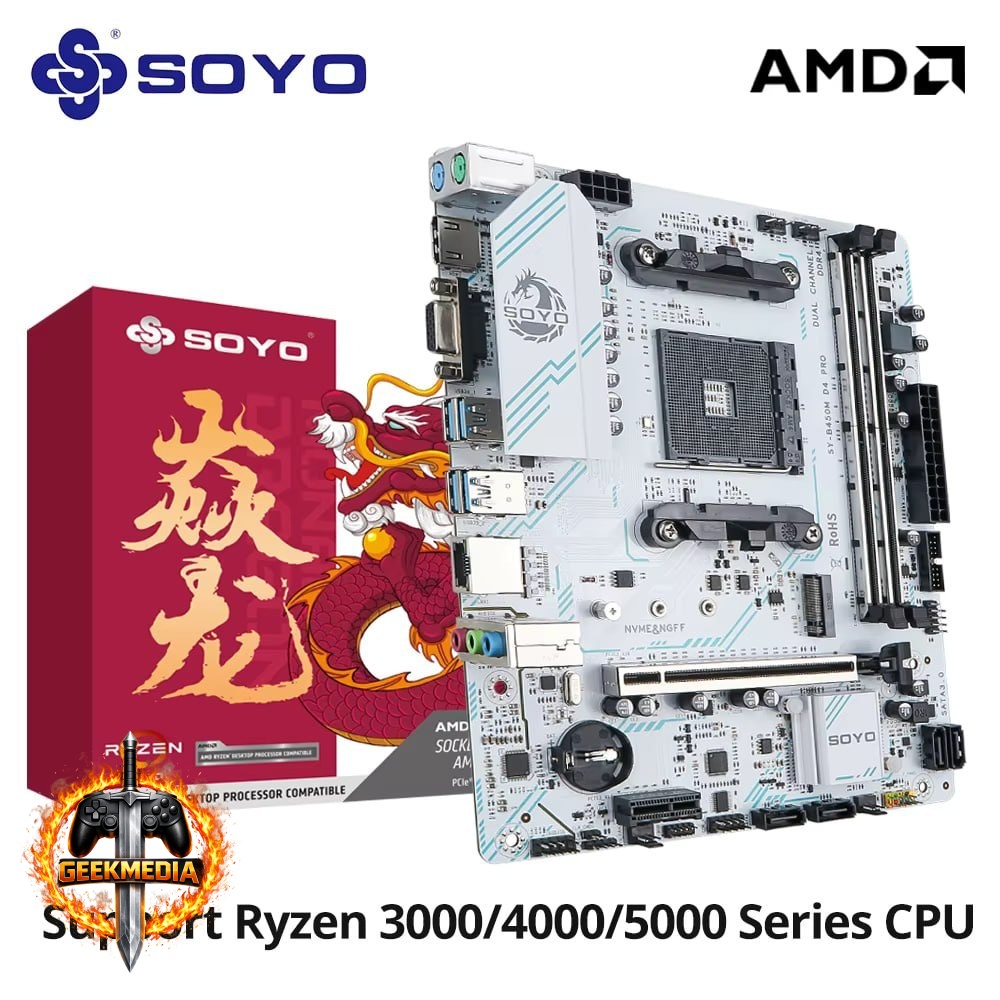 Placa-mãe AMD Soyo Classic B450M