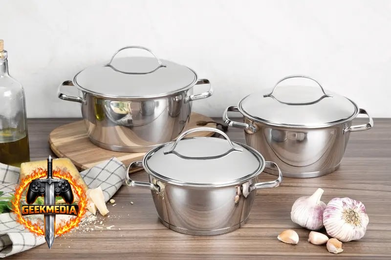 Jogo de Panelas Tramontina Inox Allegra 3 Peças
