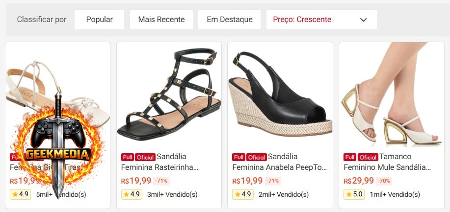 GiGiL - Sapatilha Mary Jane e Tamanco Salto Fino