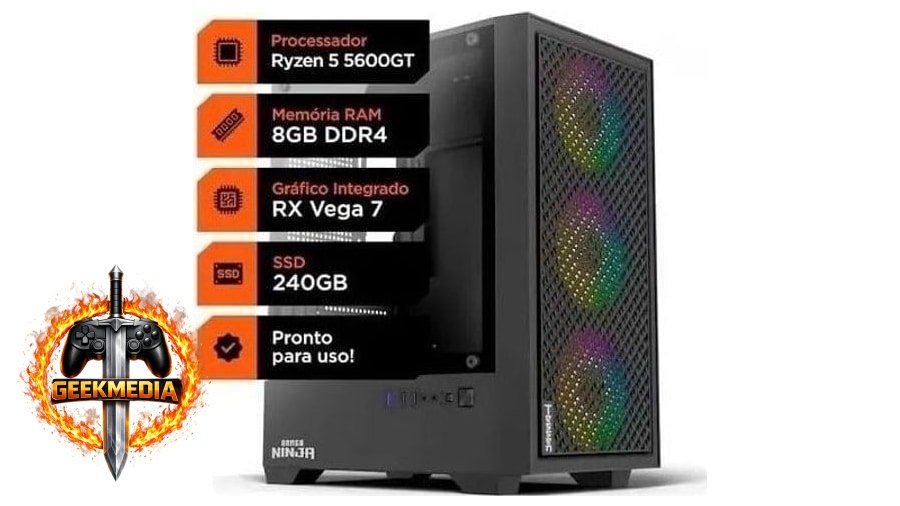 PC Gamer Soldier Ryzen 5 5600GT Radeon Vega 7