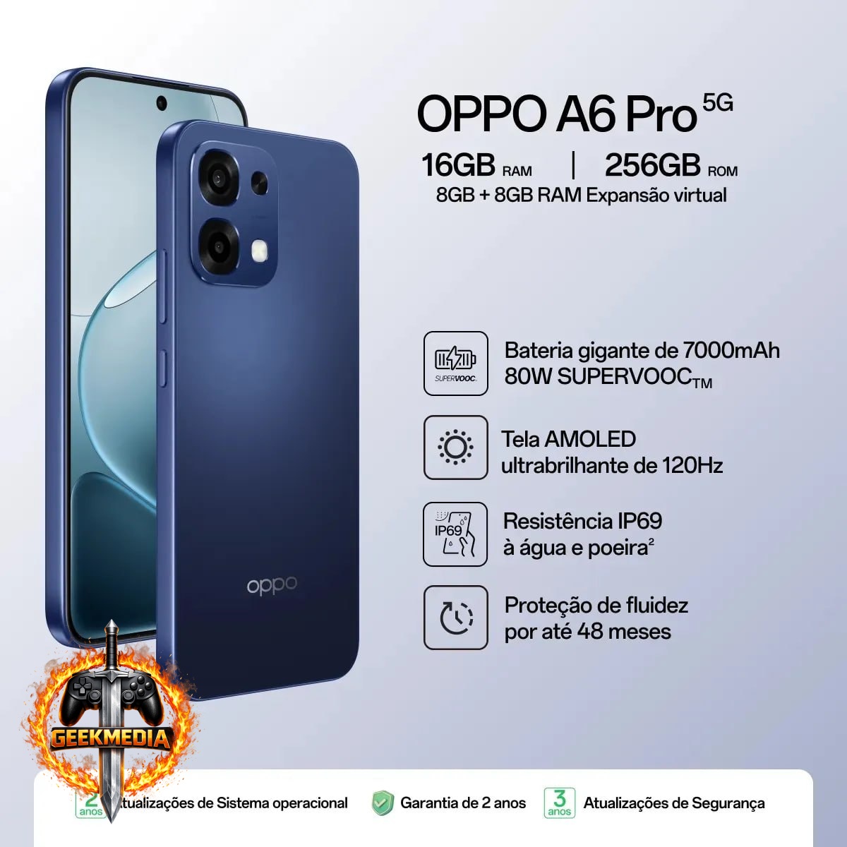 Oppo A6 Pro 5G - 256GB 16GB RAM