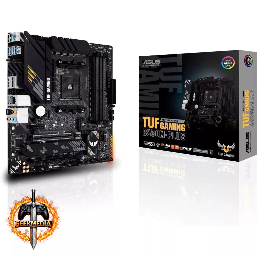 Placa-mãe Asus P/amd Am4 B550m-plus Tuf Gaming