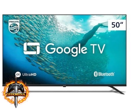 Smart TV Philips 50" Google TV 4K HDR