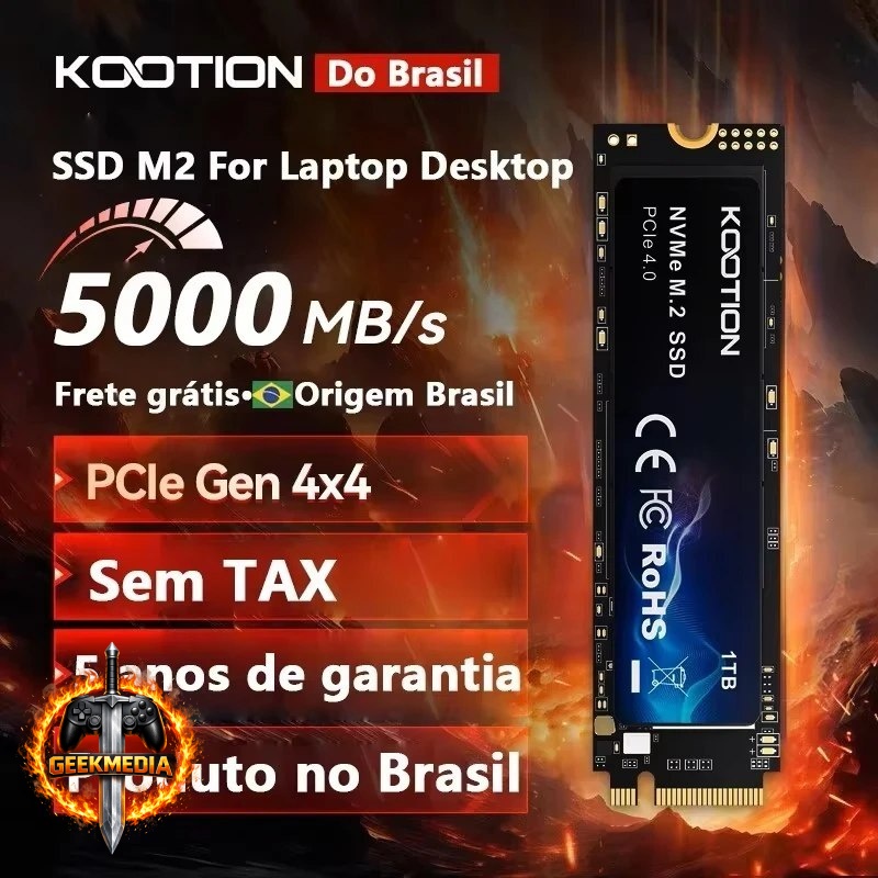 SSD NVMe Kootion X16 1TB Gen4