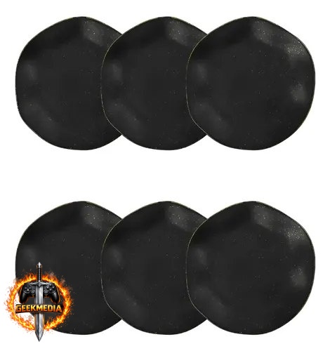Conjunto 06 Pratos Sobremesa Volcano Ryo Oxford