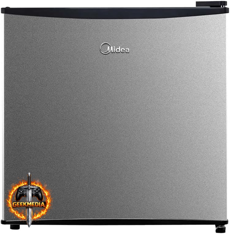 Midea Frigobar 45 Litros Inverter Bivolt - Preto com Prata