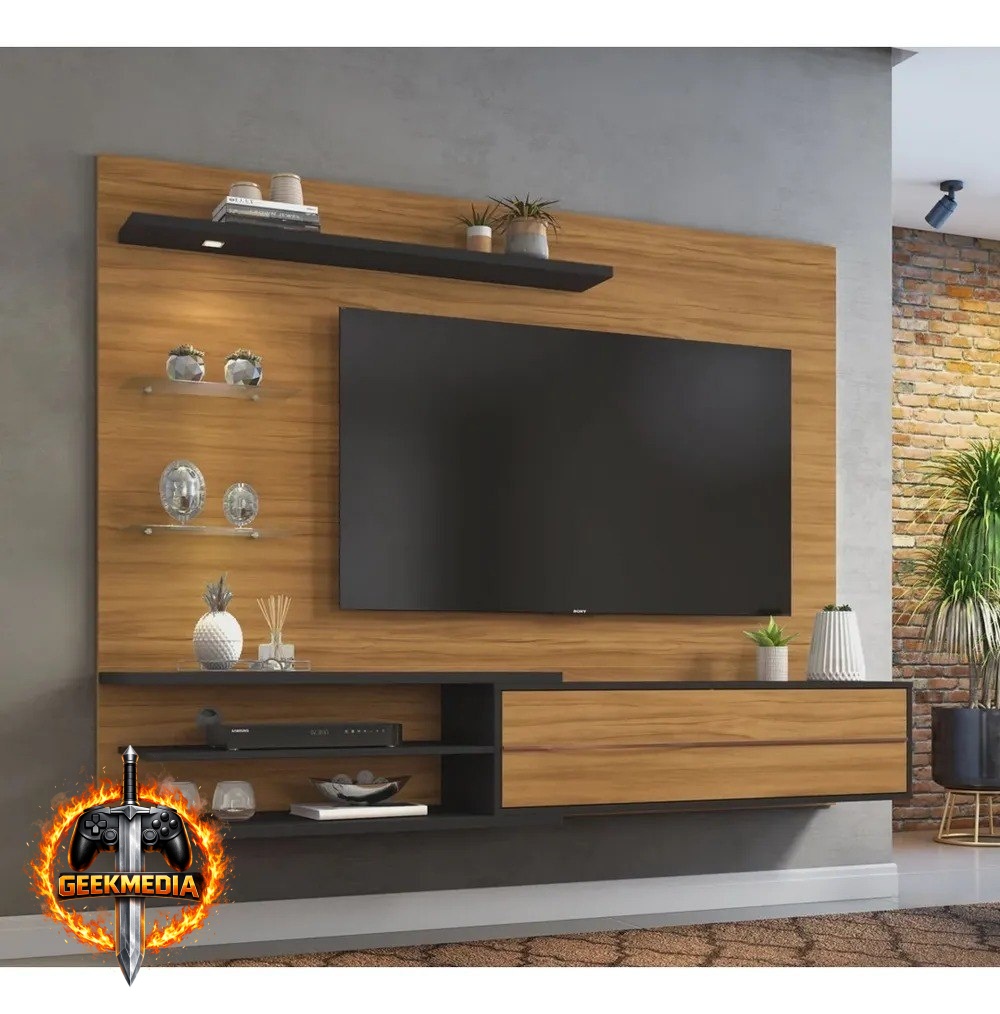 Painel Suspenso Para Tv Até 60 Living Fabi 1,80m