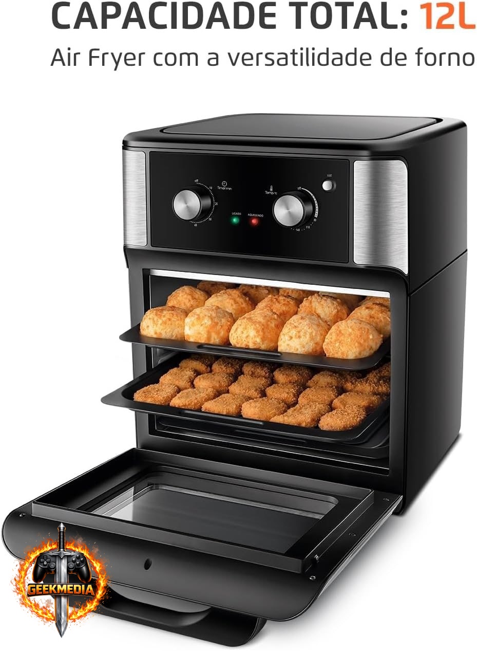 Mondial Air Fryer Forno Oven Analógica 12L