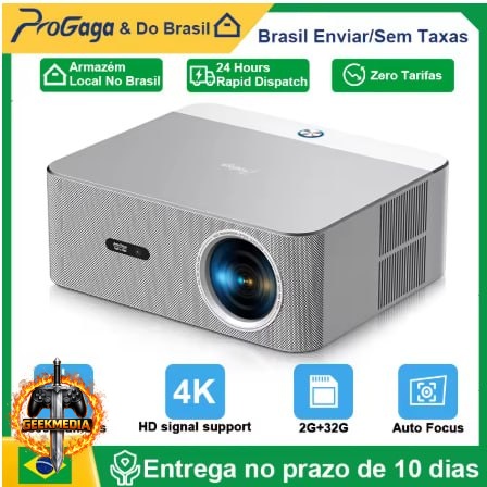 Projetor PROGAGA 1080P PG610W Mini