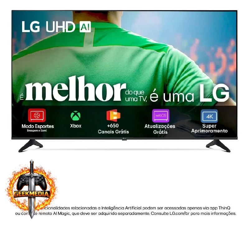 LG Smart TV UHD AI UA75 43 polegadas