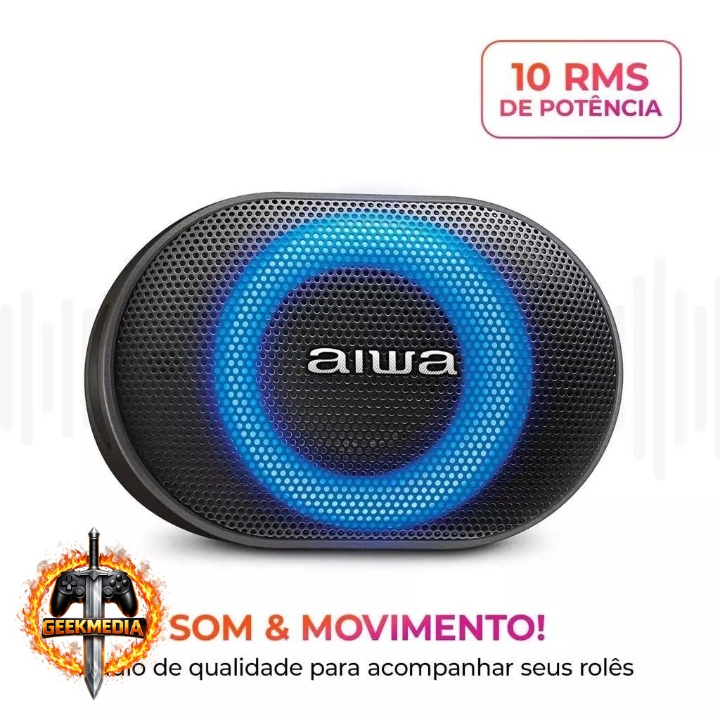 Caixa de Som Bluetooth Aiwa AWA-SP-06-B