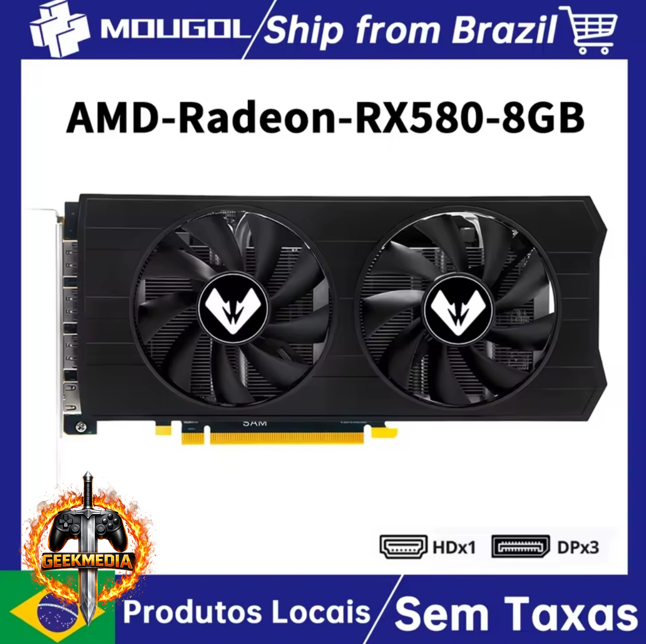RX 580 8GB 2048SP Mougol