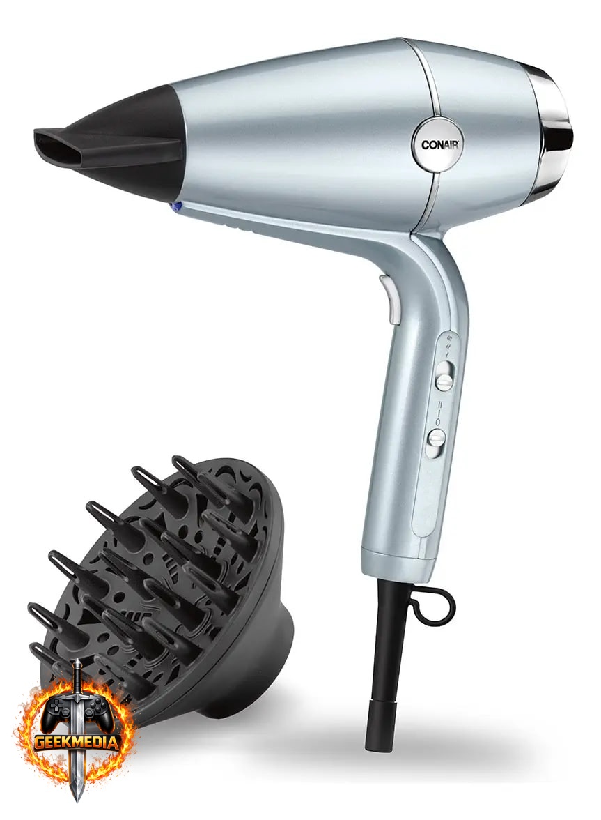 Secador Conair Hydro-fusion com Difusor