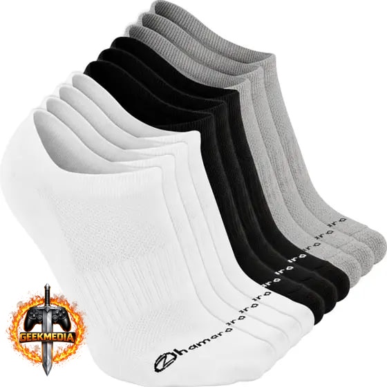 Zhamaro Kit 10 Pares Meias Sapatilha Soquete Algodão
