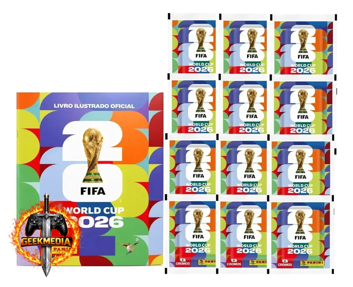 Álbum Copa Do Mundo 2026 Capa Mole  84 Figurinhas
