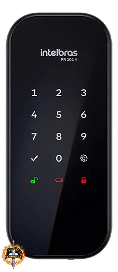 Fechadura Digital De Sobrepor Fr 101 V Preta Intelbras