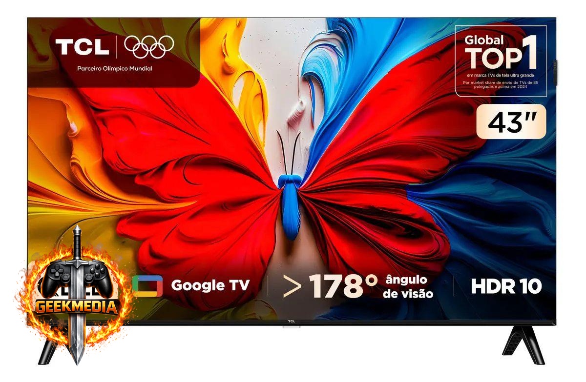 Smart TV TCL 43" FHD QLED Google TV