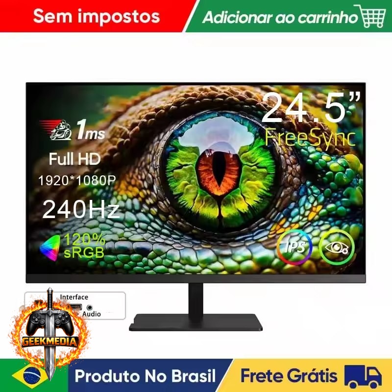 Monitor 240hz IPS Arzopa 24,5" 19201080P
