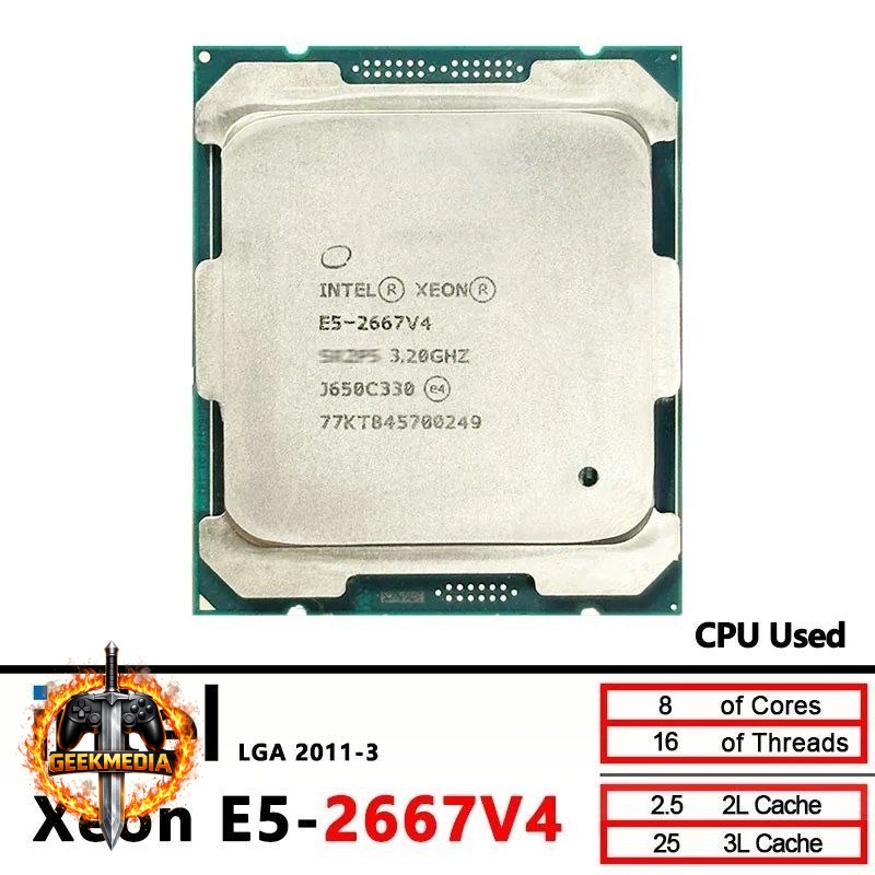 Processador Intel Xeon E5 2667v4