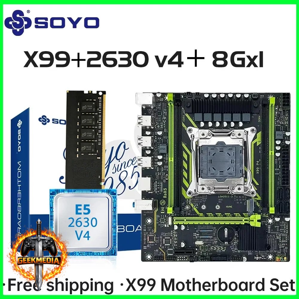 Kit SOYO X99  Xeon E5 2630 V4  8GB RAM
