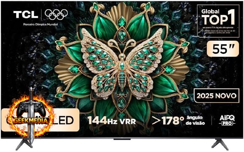 Smart TV TCL 55" QLED Mini LED 4K C6K