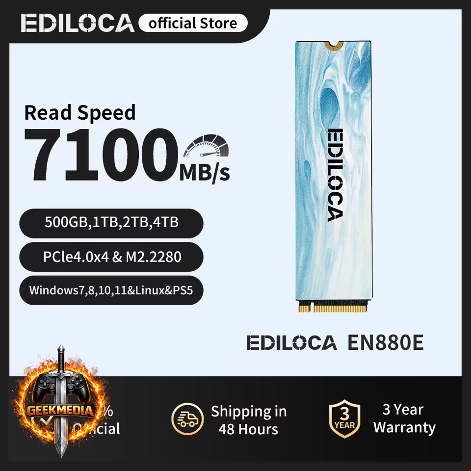 Ediloca EN880E SSD Nvme 6300MBs