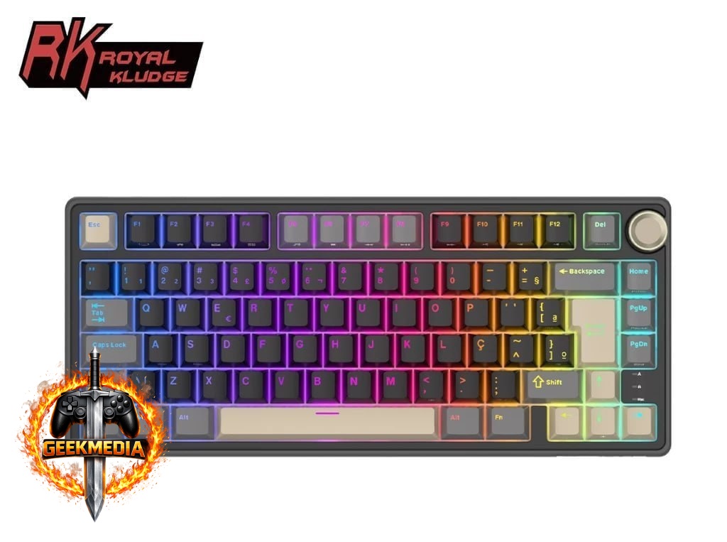 Teclado Mecânico Royal Kludge Rk R75