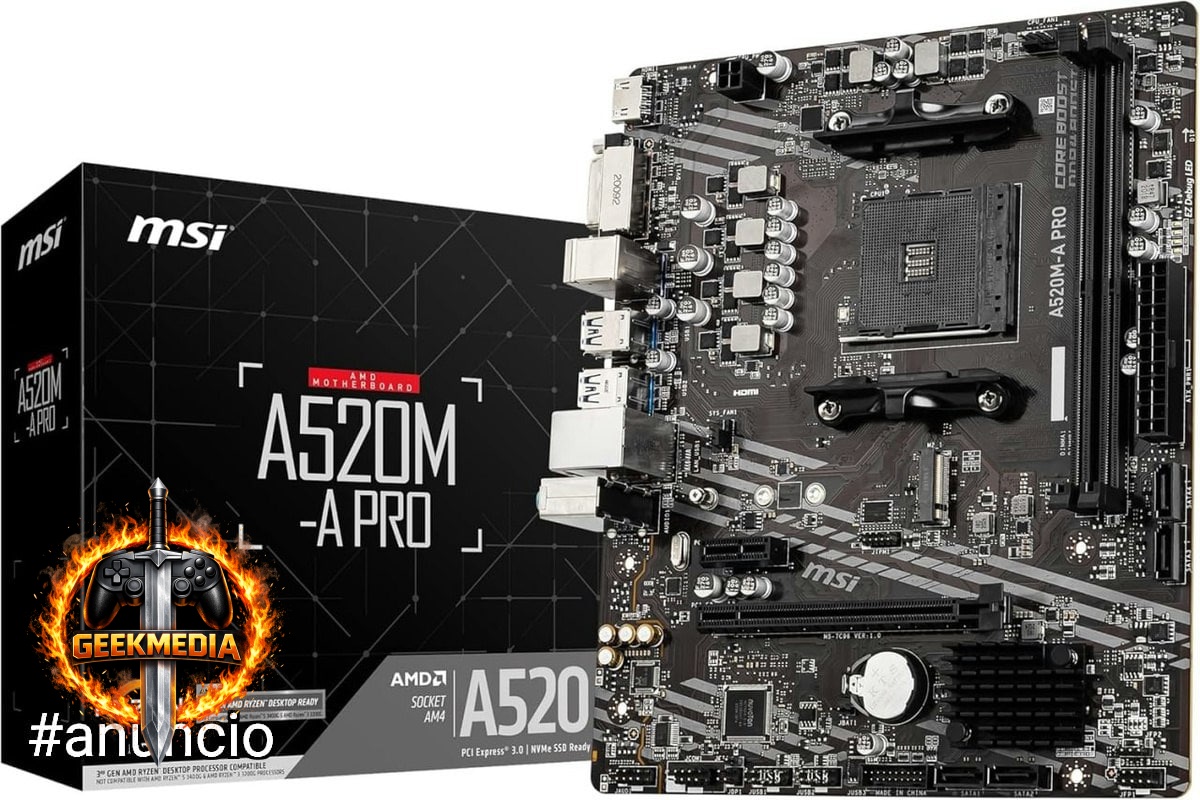 Placa Mãe MSI A520M-A PRO