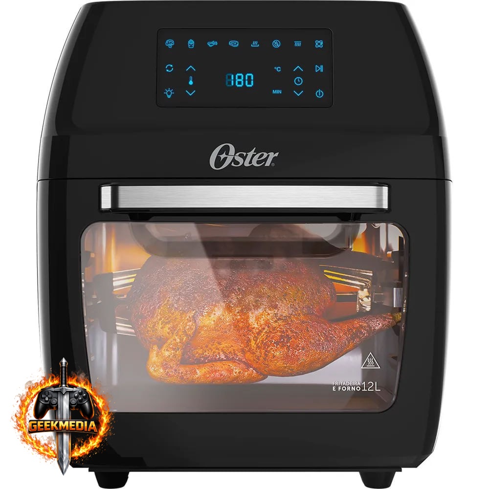 Fritadeira Oven Fryer 12L Oster 3 em 1