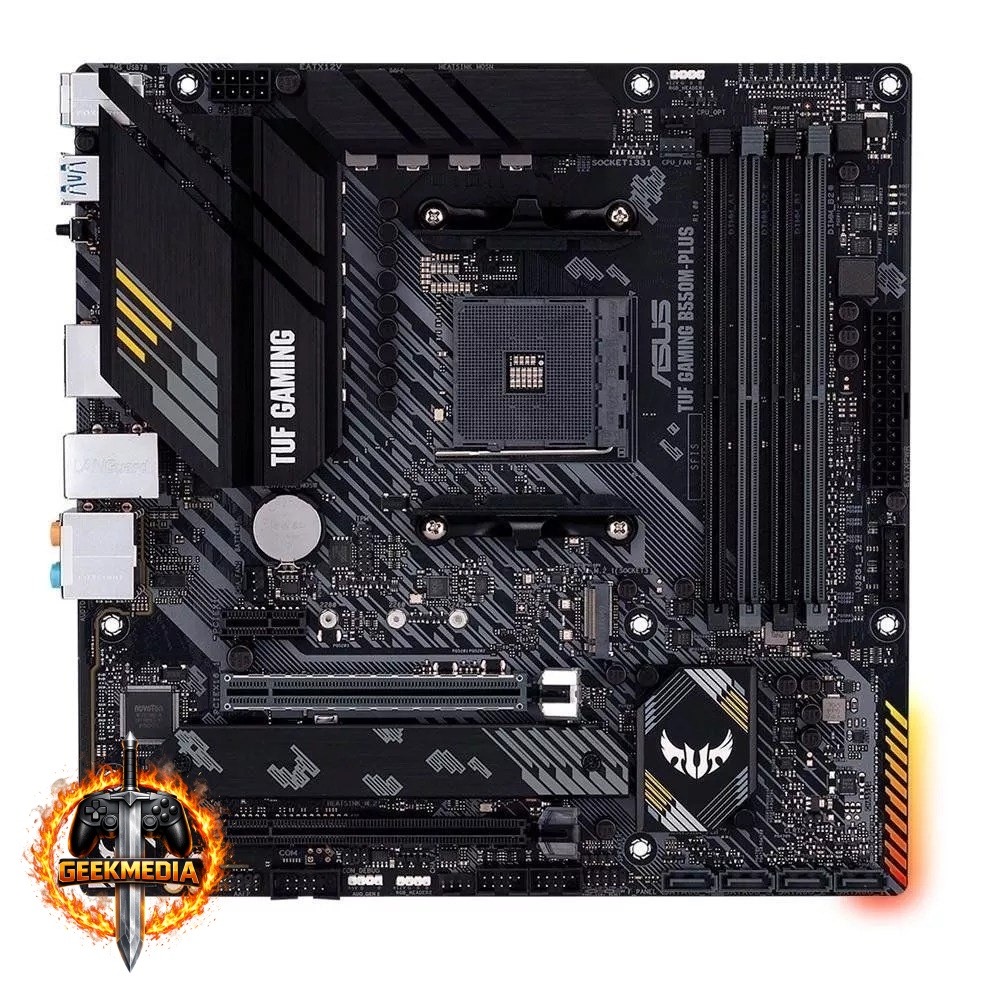Placa-Mãe AMD AM4 Asus TUF GAMING B550M-Plus