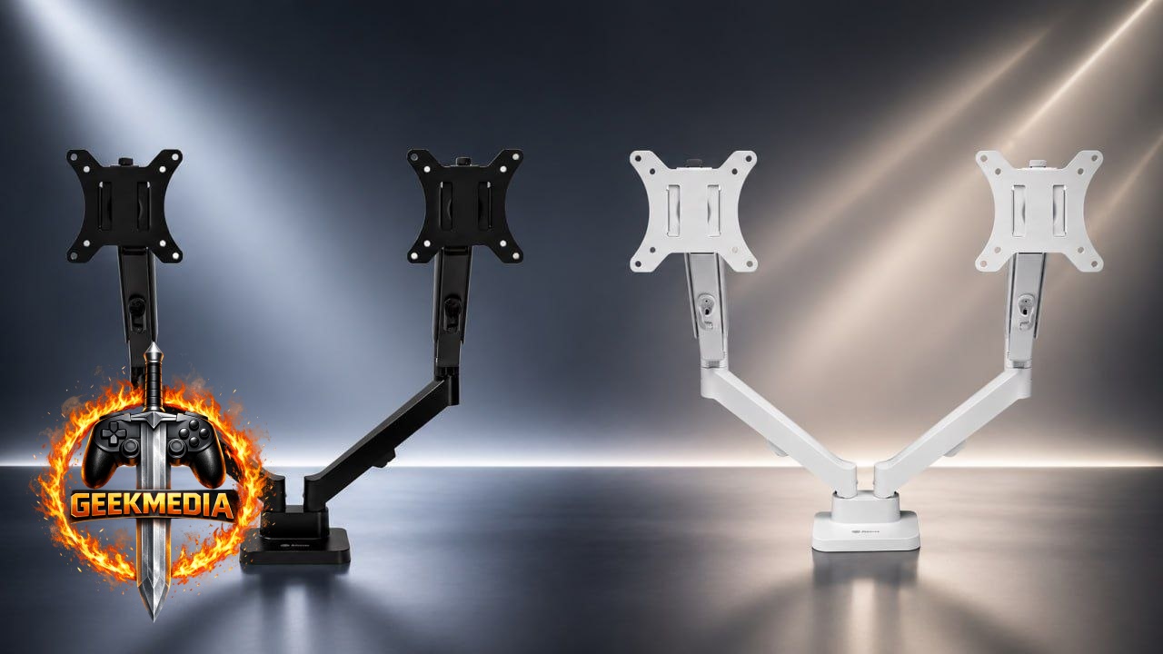 Suporte Articulado Para Dois Monitores Zinnia Nimbo 210
