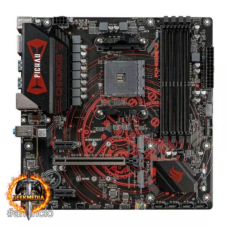 Placa Mae Pichau Chronos B550M-CR