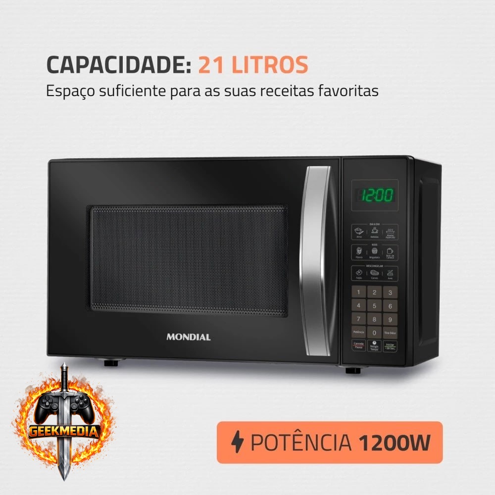 Micro-ondas Mondial 21L