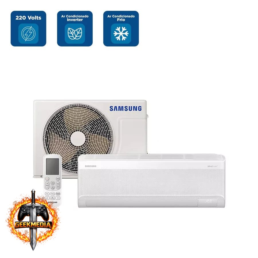 Ar Condicionado Split Inverter Samsung WindFree AI 12000 BTU