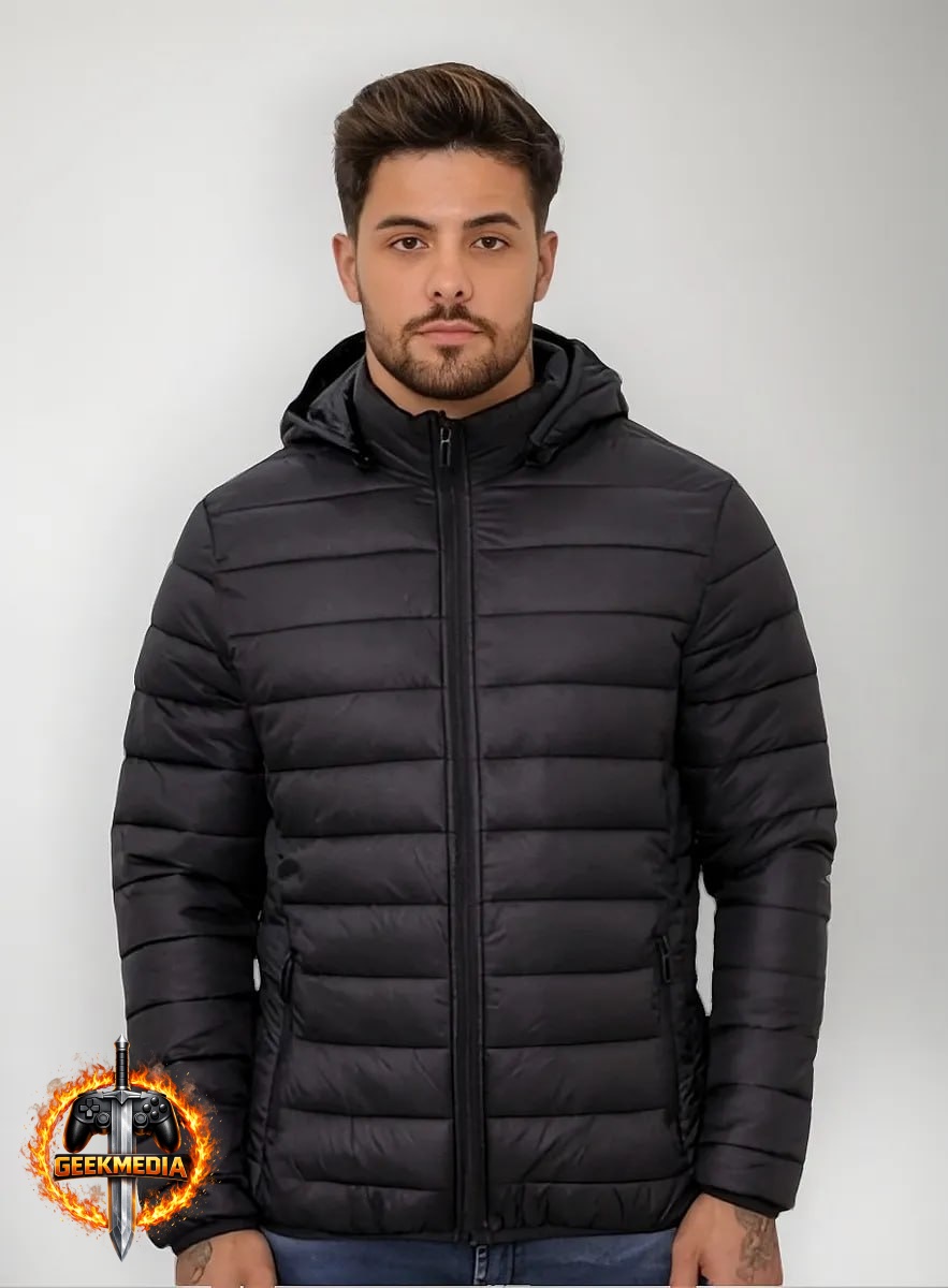 Jaqueta Puffer De Frio Intenso Blusa Impermeável Inverno