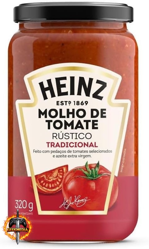 6x Heinz Molho de Tomate Rústico Tradicional