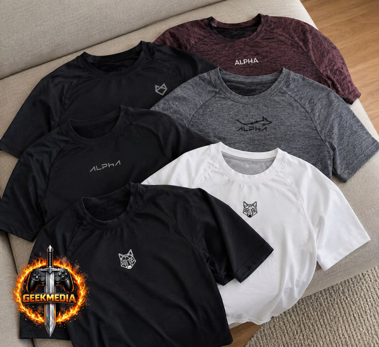 Kit 6 Camisetas Alpha Co