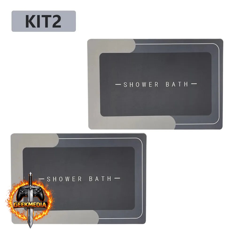 Kit 2 Tapetes Mágico Ultra Para Banheiro