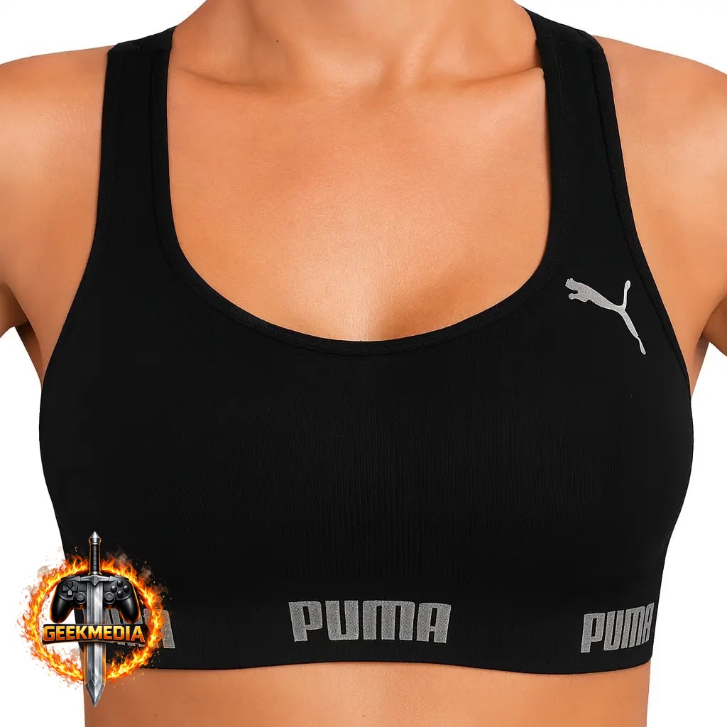 Top Puma Original Feminino Alta Sustentação Academia Fitness